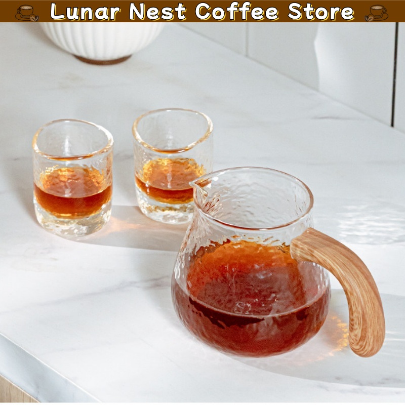 Coffee Tea Decanter - إبريق قهوة زجاجي ياباني جديد من