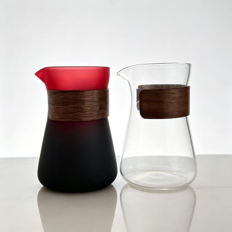 Coffee Tea Decanter - 1/2 قطعة إبريق قهوة زجاجي مع