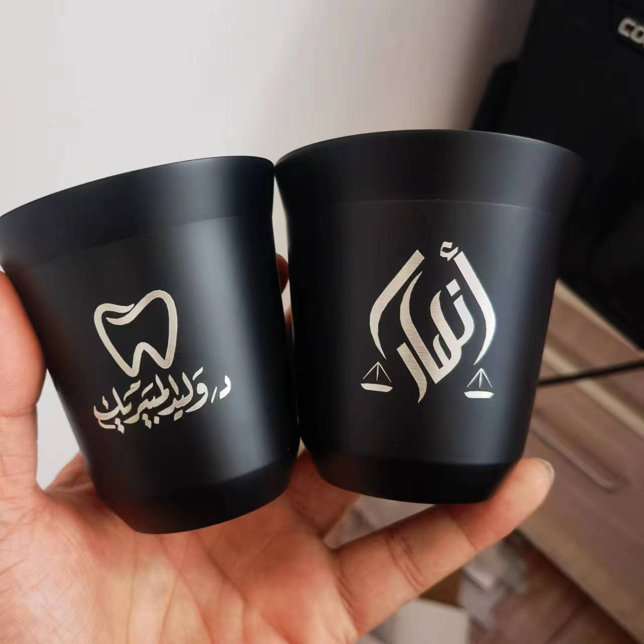 Coffee Tea Name - أكواب إسبريسو معزولة بجدار مزدوج من
