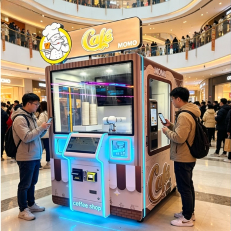 Coffee Tea Vending Machine - ماكينة بيع القهوة والشاي الأوتوماتيكية بالكامل،