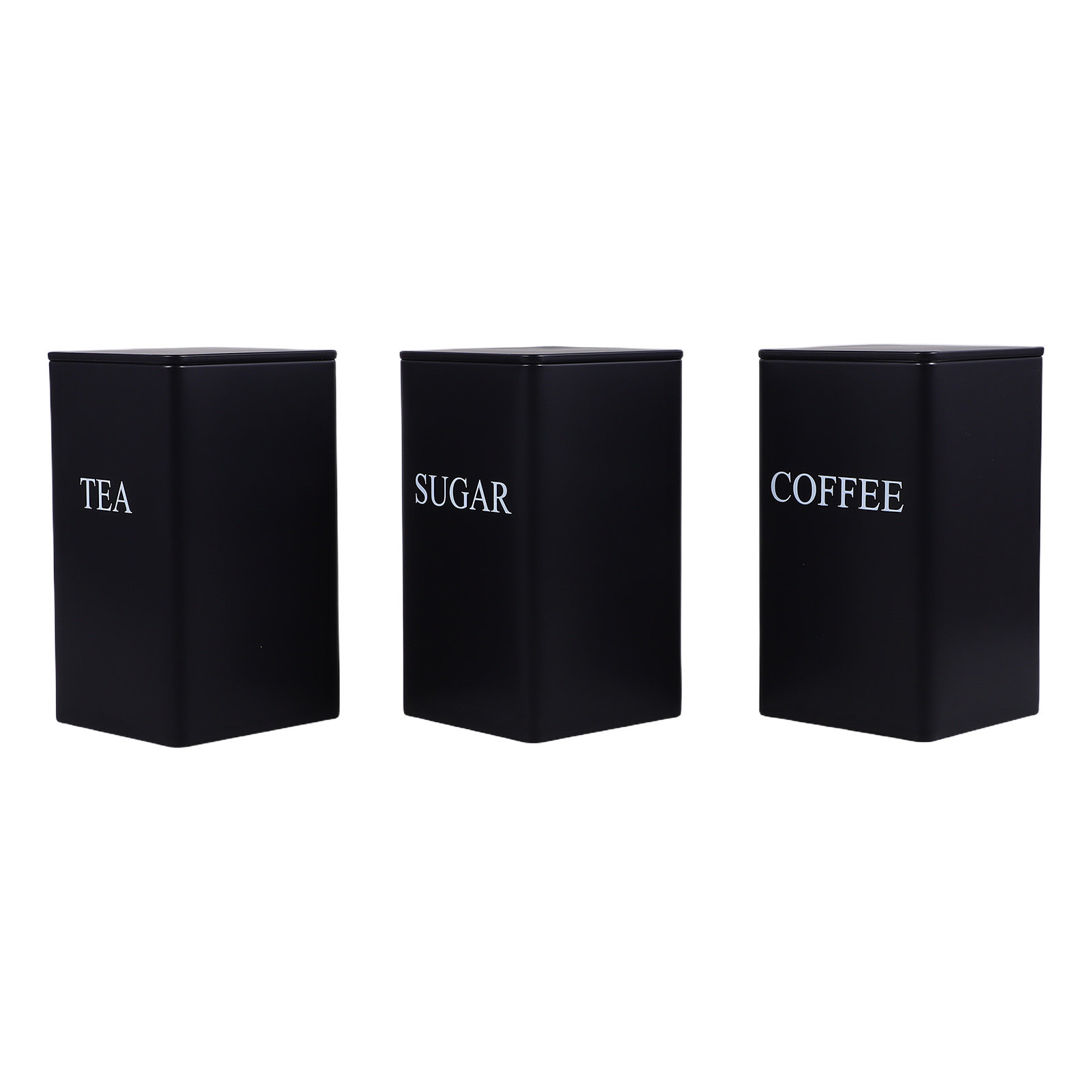3 قطع من علب تخزين المطبخ المع - مراجعة Coffee Tea Sugar Canisters وسعره