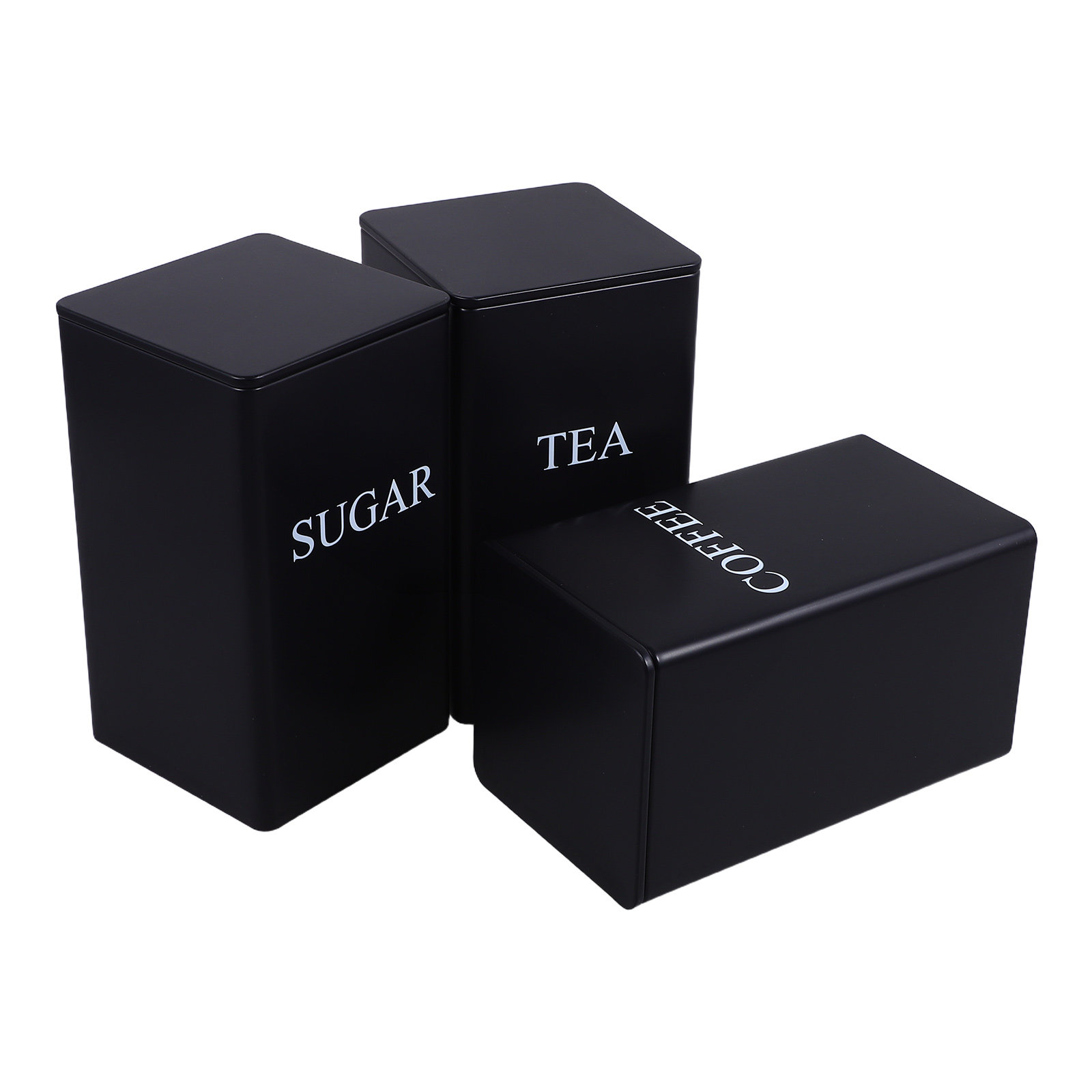 3 قطع من علب تخزين المطبخ المع - مراجعة Coffee Tea Sugar Canisters وسعره