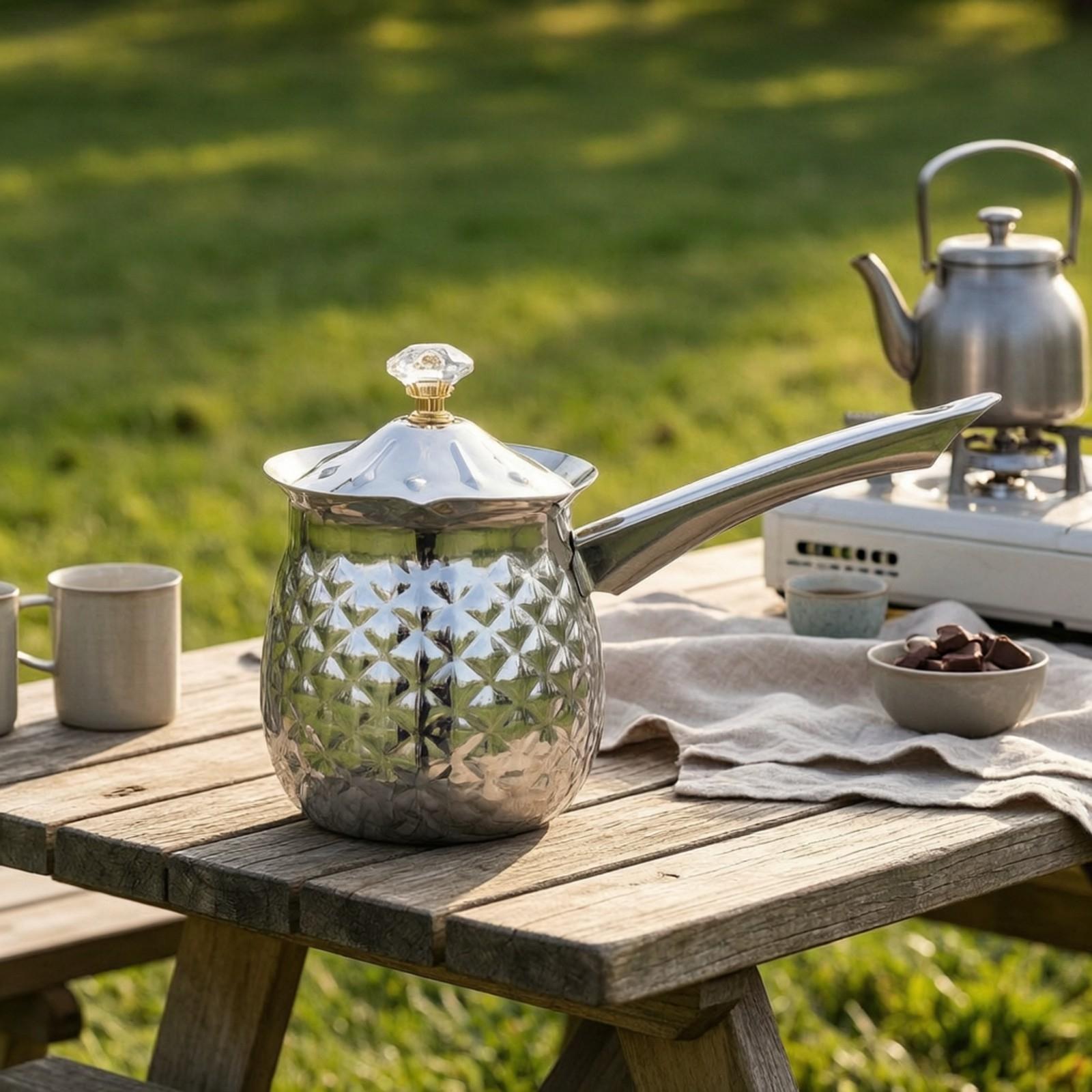 وعاء قهوة وحليب بمقبض طويل، مت - مراجعة Coffee Tea Decanter وسعره