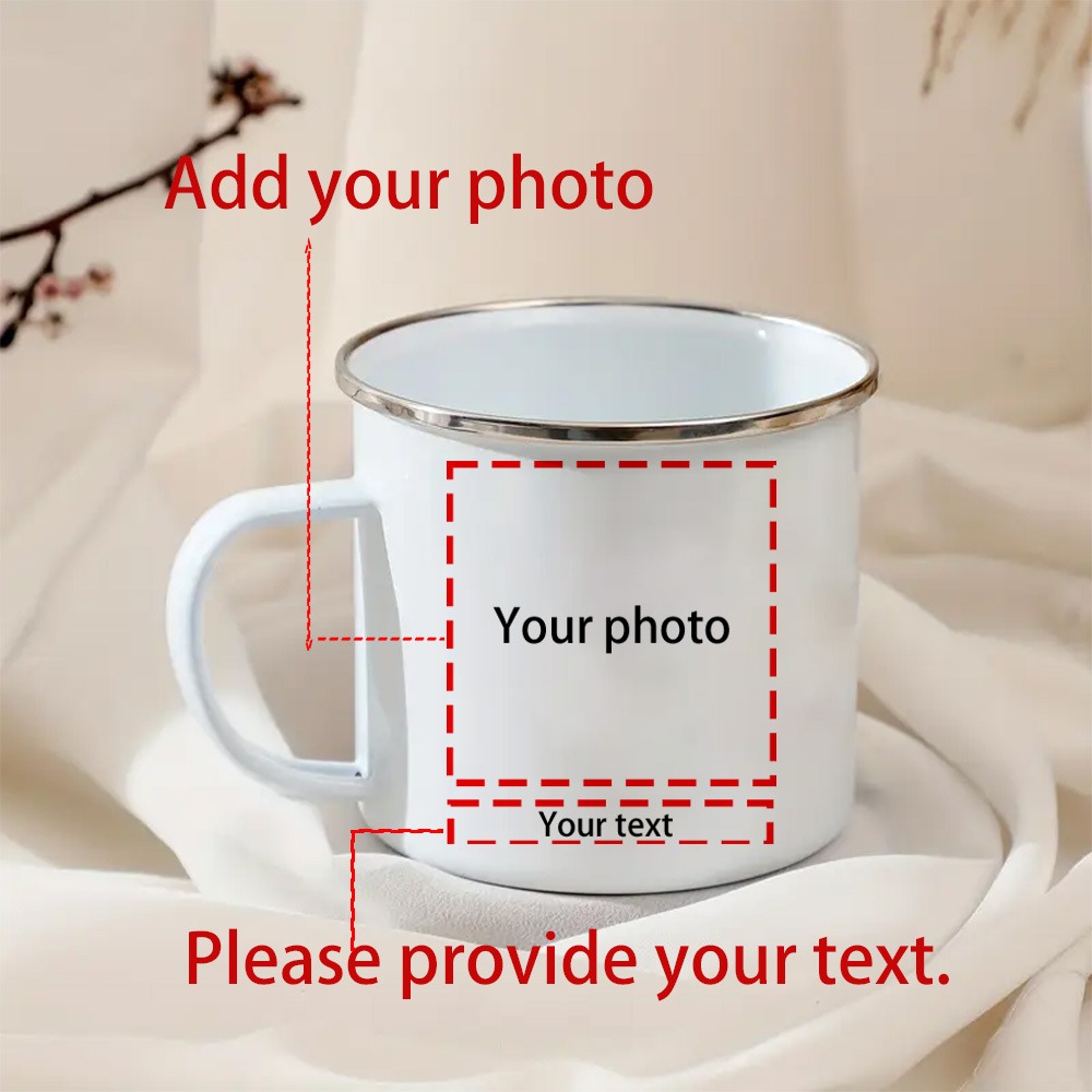 كوب إينامل مخصص بصورة واسم شخص - مراجعة Coffee Tea Name وسعره