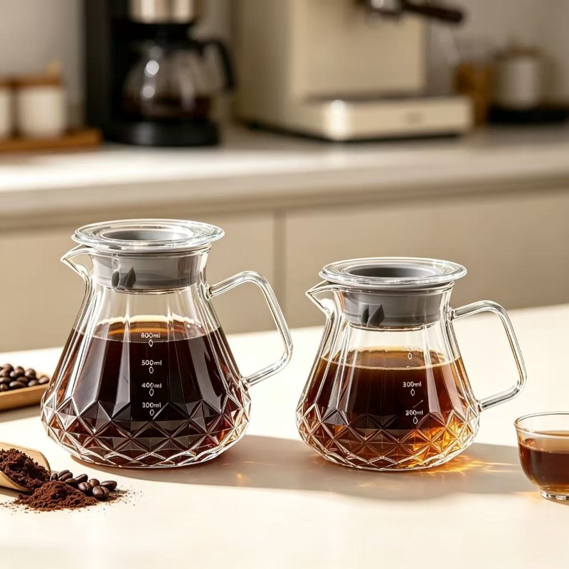 وعاء تحضير القهوة بالصب، إبريق - مراجعة Coffee Tea Decanter وسعره