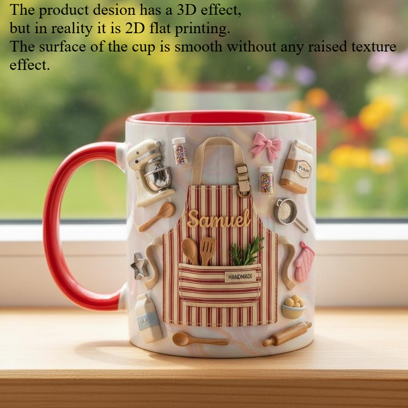 كوب خباز مخصص بطباعة ثنائية ال - مراجعة Coffee Tea Name وسعره