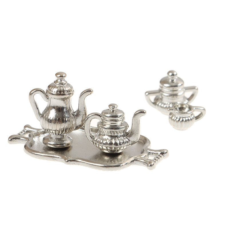دمية مصغرة الفضة معدن الشاي ال - مراجعة Young Tea Coffee وسعره