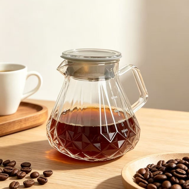 ماكينة تحضير القهوة بالصب، وعا - مراجعة Coffee Tea Decanter وسعره