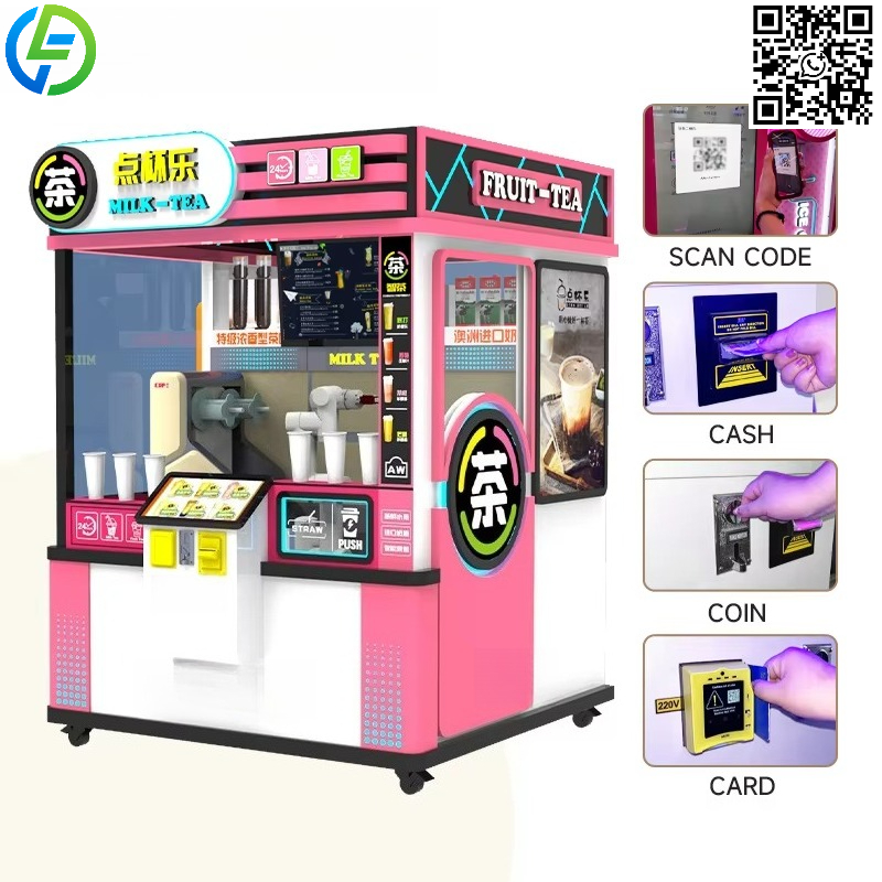 ماكينة بيع مشروبات ساخنة وبارد - مراجعة Coffee Tea Vending Machine وسعره