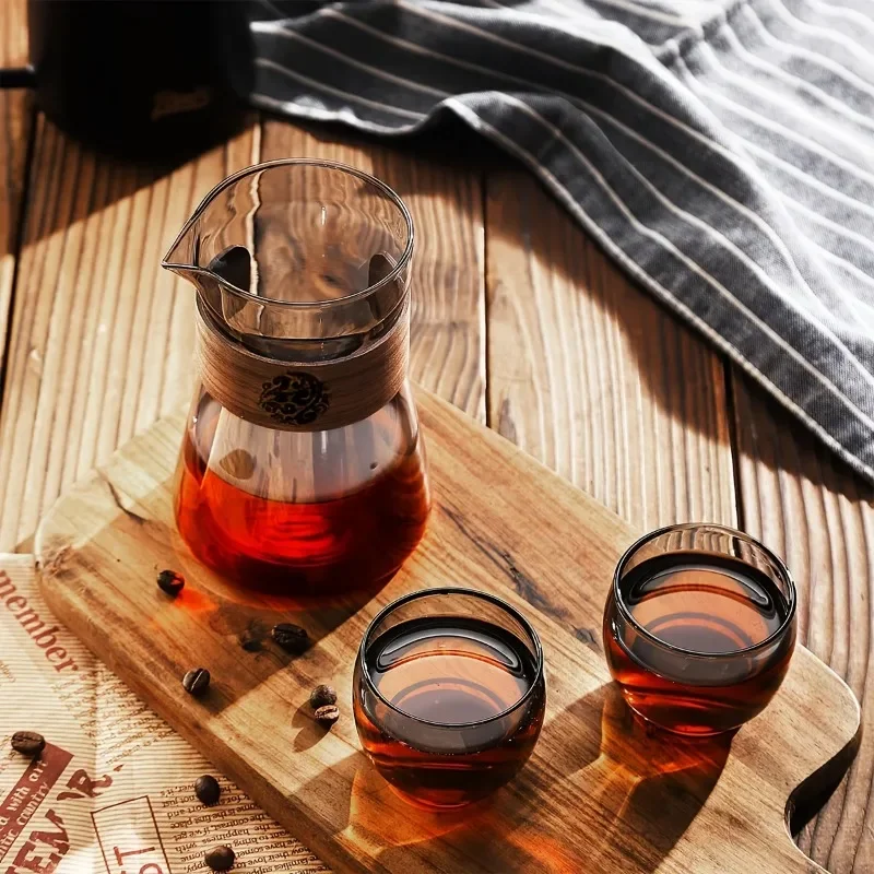 1/2 قطعة إبريق قهوة زجاجي مع ط - مراجعة Coffee Tea Decanter وسعره